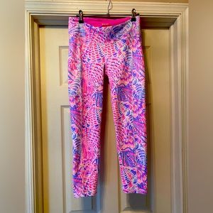 Lilly Pulitzer Pink & Blue Printed Leggings